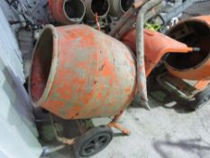 PETROL ENGINED BELLE MINI MIXER WITH STAND THIS LOT IS SOLD UNDER THE AUCTIONEERS MARG