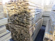 2 X LARGE PACKS OF PRESSURE TREATED VENETIAN PALE/TRELLIS BATTEN SLATS: 1.83M LENGTH X 45MM WIDTH X