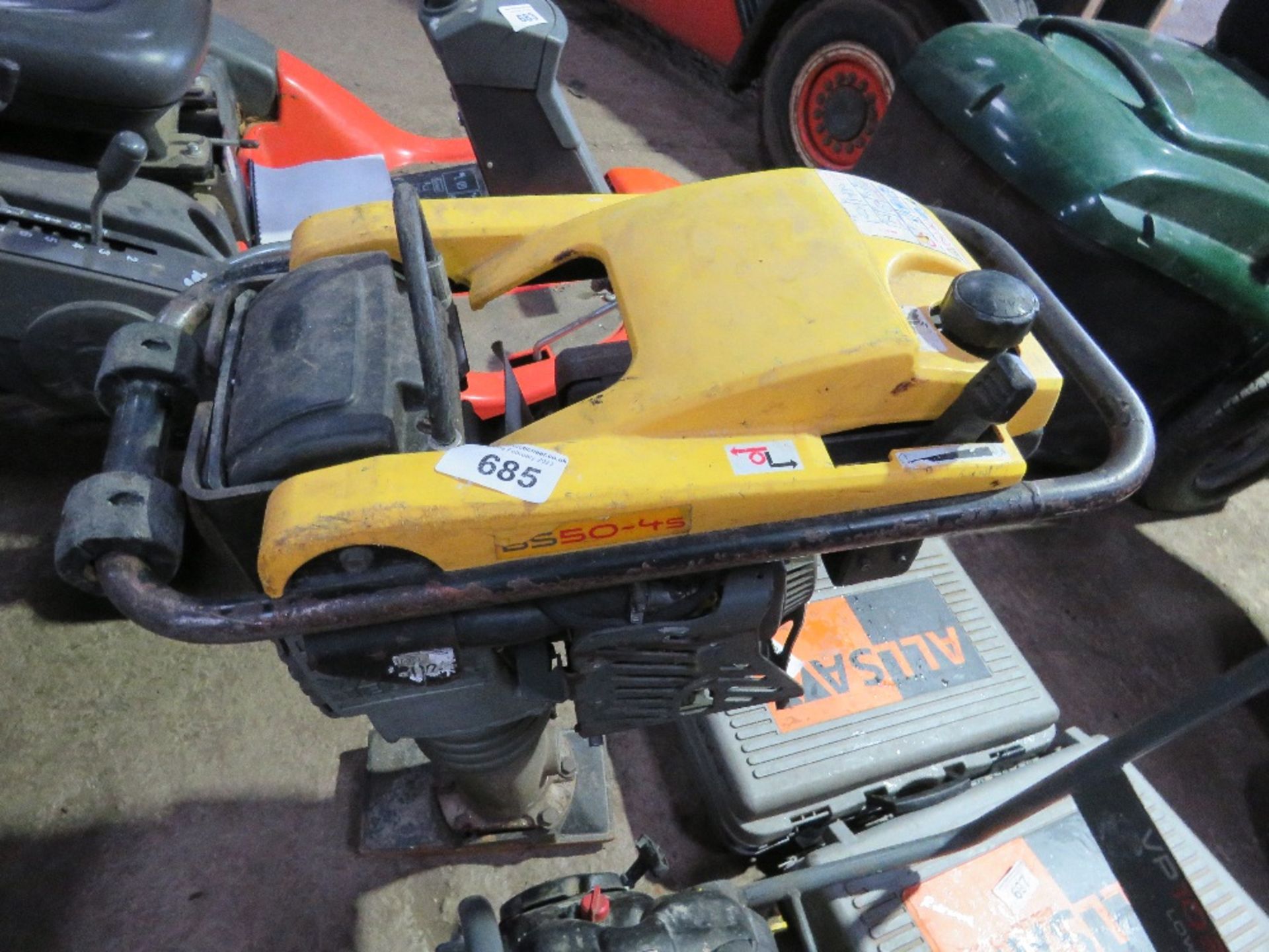 WACKER NEUSON BS50-4S TRENCH COMPACTOR. THIS LOT IS SOLD UNDER THE AUCTIONEERS MARGIN SCHEME, THE