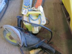 TRANSFORMER PLUS AN ANGLE GRINDER. SOURCED FROM COMPANY LIQUIDATION. THIS LOT IS SOLD UNDER THE AU