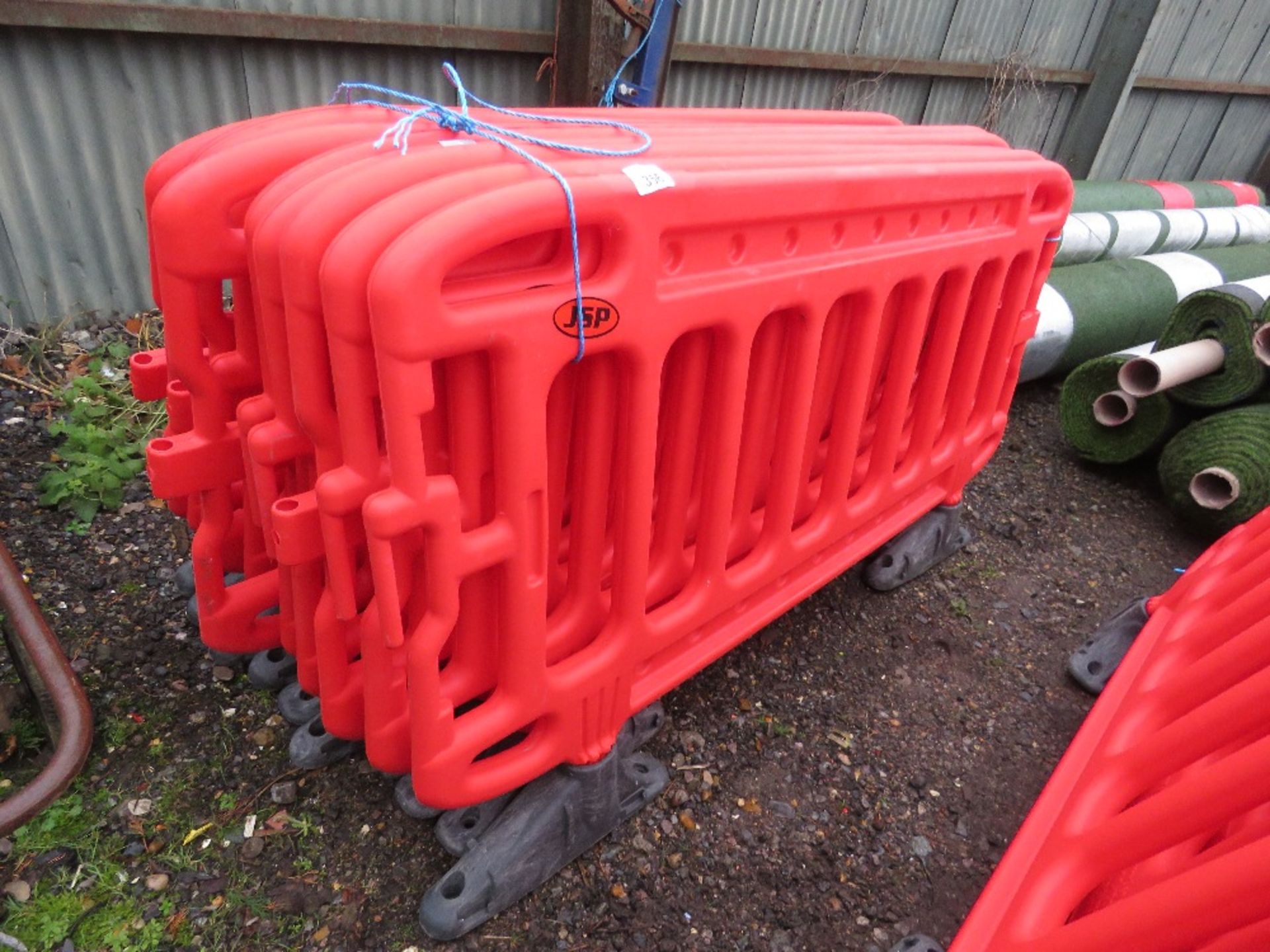 10 X JSP PLASTIC CHAPTER 8 BARRIERS, APPEAR UNUSED/LITTLE USED.