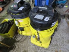 2 X INDUSTRIAL VACUUMS, 110VOLT. THIS LOT IS SOLD UNDER THE AUCTIONEERS MARGIN SCHEME, THEREFORE