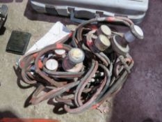 BAG OF ASSORTED GAS CUTTING/WELDING EQUIPMENT. THIS LOT IS SOLD UNDER THE AUCTIONEERS MARGIN SCHE