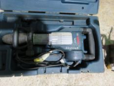 BOSCH HEAVY DUTY BREAKER DRILL IN A CASE, 110VOLT POWERED.