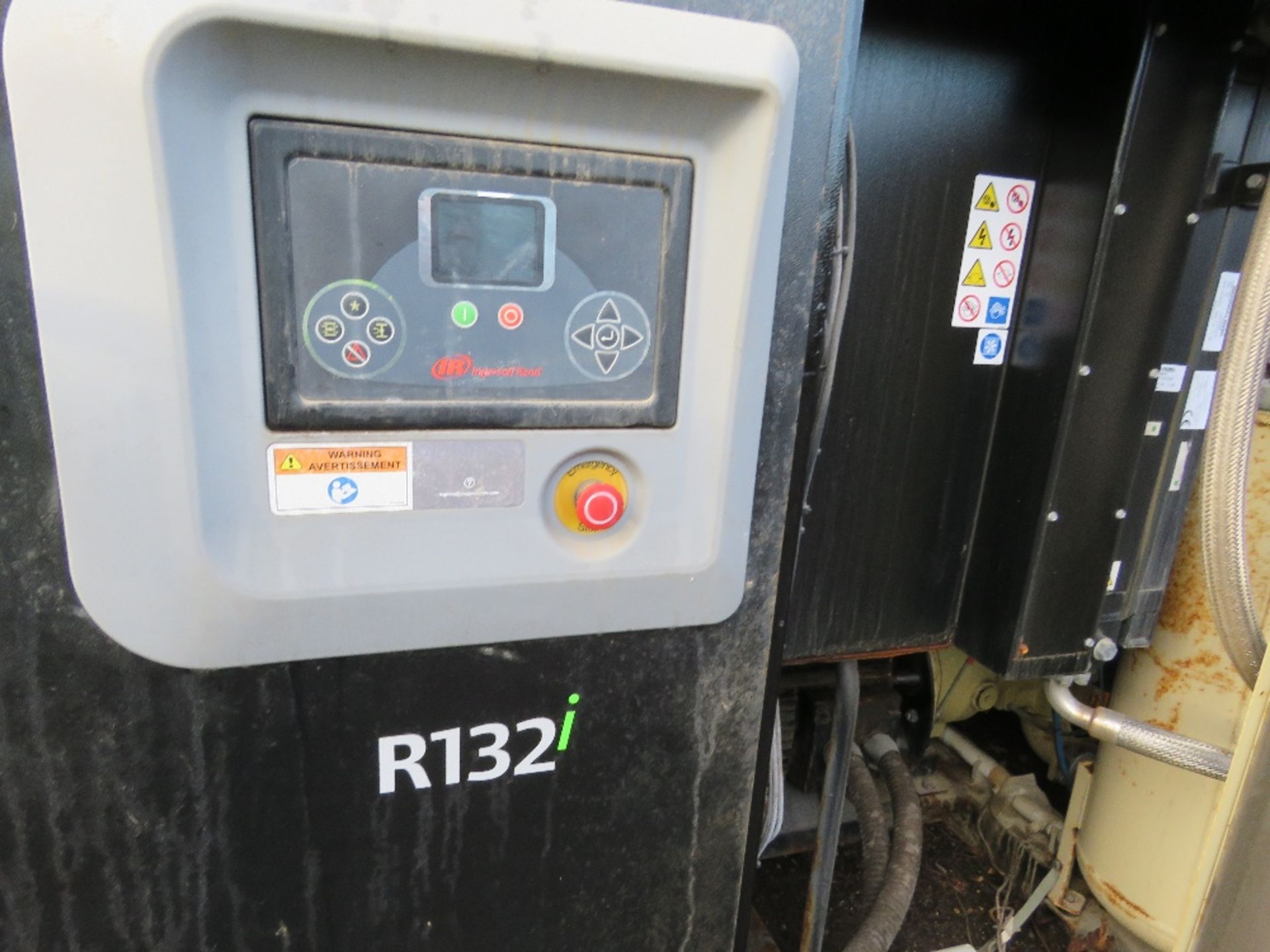 INGERSOLL RAND R132I LARGE CAPACITY COMPRESSOR, YEAR 2016 BUILD, 7.5BAR RATED. WORKING WHEN REMOVED. - Image 17 of 17