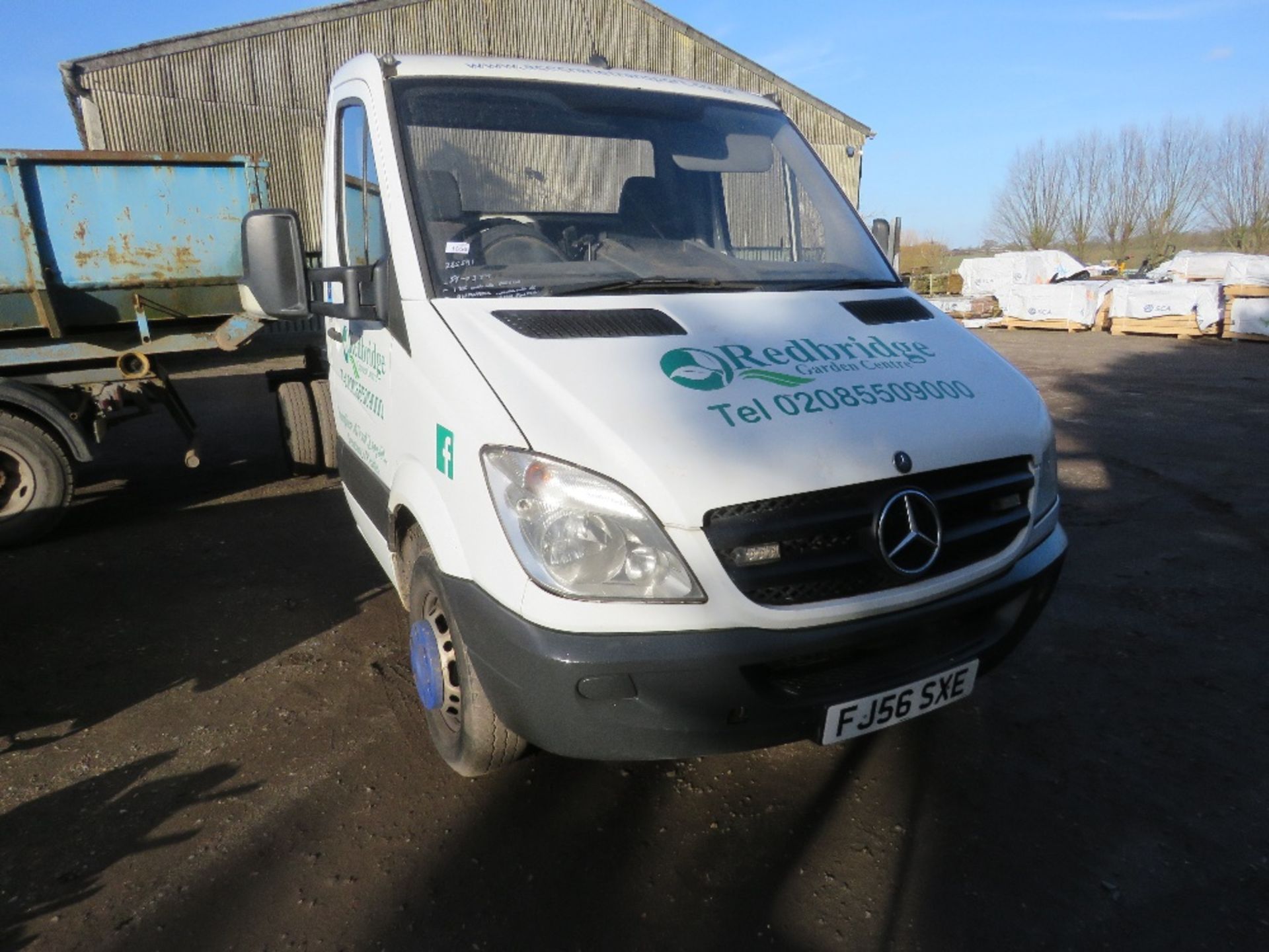 BID INCREMENT NOW £50 !!! MERCEDES SPRINTER CHASSIS CAB REG:FJ56 SXE. 265,591 REC MILES. MANUAL.