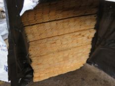 1 X PACK OF UNTREATED SHIPLAP FENCE CLADDING TIMBER BOARDS: 1.74M LENGTH X 100MM WIDTH APPROX.