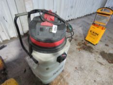 LARGE SIZED WET AND DRY VACUUM.