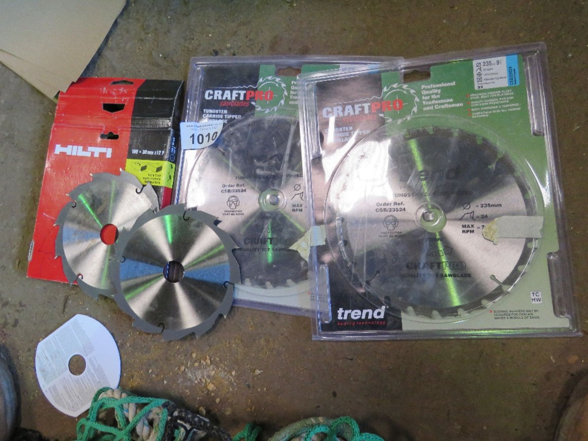 4 X ASSORTED SAW BLADES. SOURCED FROM COMPANY LIQUIDATION. THIS LOT IS SOLD UNDER THE AUCTIONEERS - Image 2 of 3