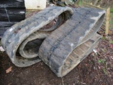 2 X EXCAVATOR TRACKS, 45CM WIDTH. THIS LOT IS SOLD UNDER THE AUCTIONEERS MARGIN SCHEME, THEREFORE