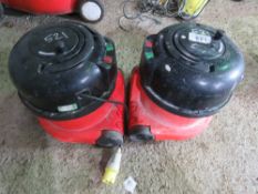 2 X SMALL VAC UNITS. SOURCED FROM COMPANY LIQUIDATION.