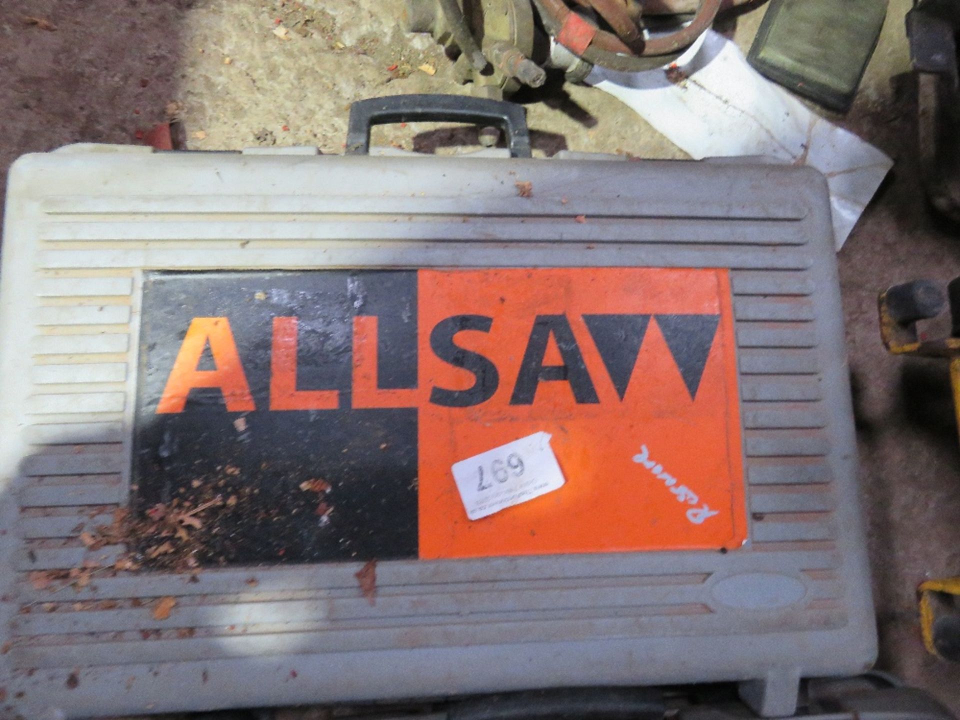 ALLSAW 110VOLT POWERED RECIPROCATING BLOCK SAW IN A CASE. - Image 2 of 3