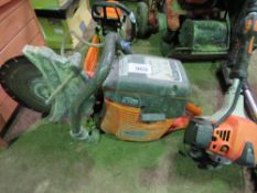 PARTNER K750 PETROL SAW WITH A BLADE. THIS LOT IS SOLD UNDER THE AUCTIONEERS MARGIN SCHEME, THEREFO