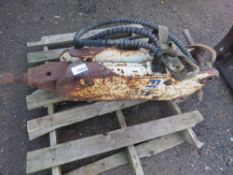 FRB HYDRAULIC EXCAVATOR BREAKER, PREVIOUSLY USED ON BOBCAT X 320. DESCRIBED AS HAVING BEEN WORKING W