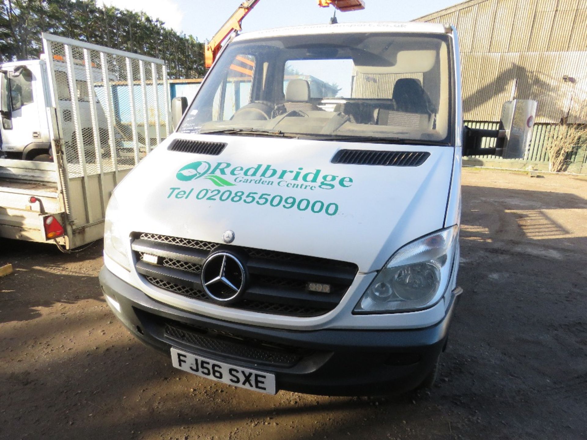 BID INCREMENT NOW £50 !!! MERCEDES SPRINTER CHASSIS CAB REG:FJ56 SXE. 265,591 REC MILES. MANUAL. - Image 6 of 10