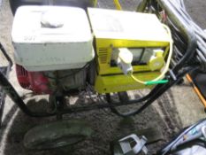 GENSET MPM 5/225 BARROW GENERATOR WELDER WITH LEADS. WHEN TESTED WAS SEEN TO RUN AND SHOWED POWER ON