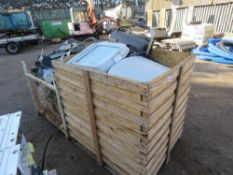 2 X STILLAGES OF YARD LIGHTS. THIS LOT IS SOLD UNDER THE AUCTIONEERS MARGIN SCHEME, THEREFORE NO