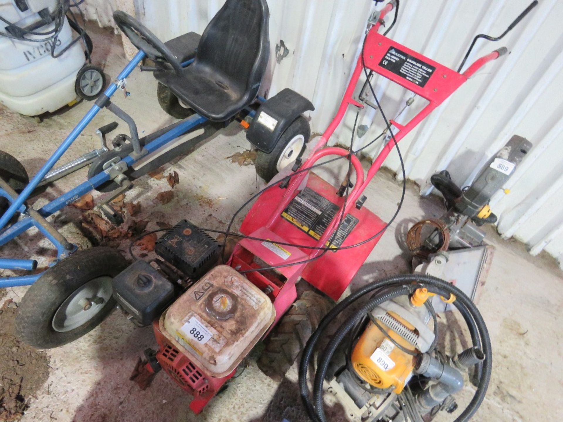PETROL ENGINED ROTORVATOR. THIS LOT IS SOLD UNDER THE AUCTIONEERS MARGIN SCHEME, THEREFORE NO VAT W - Image 2 of 2