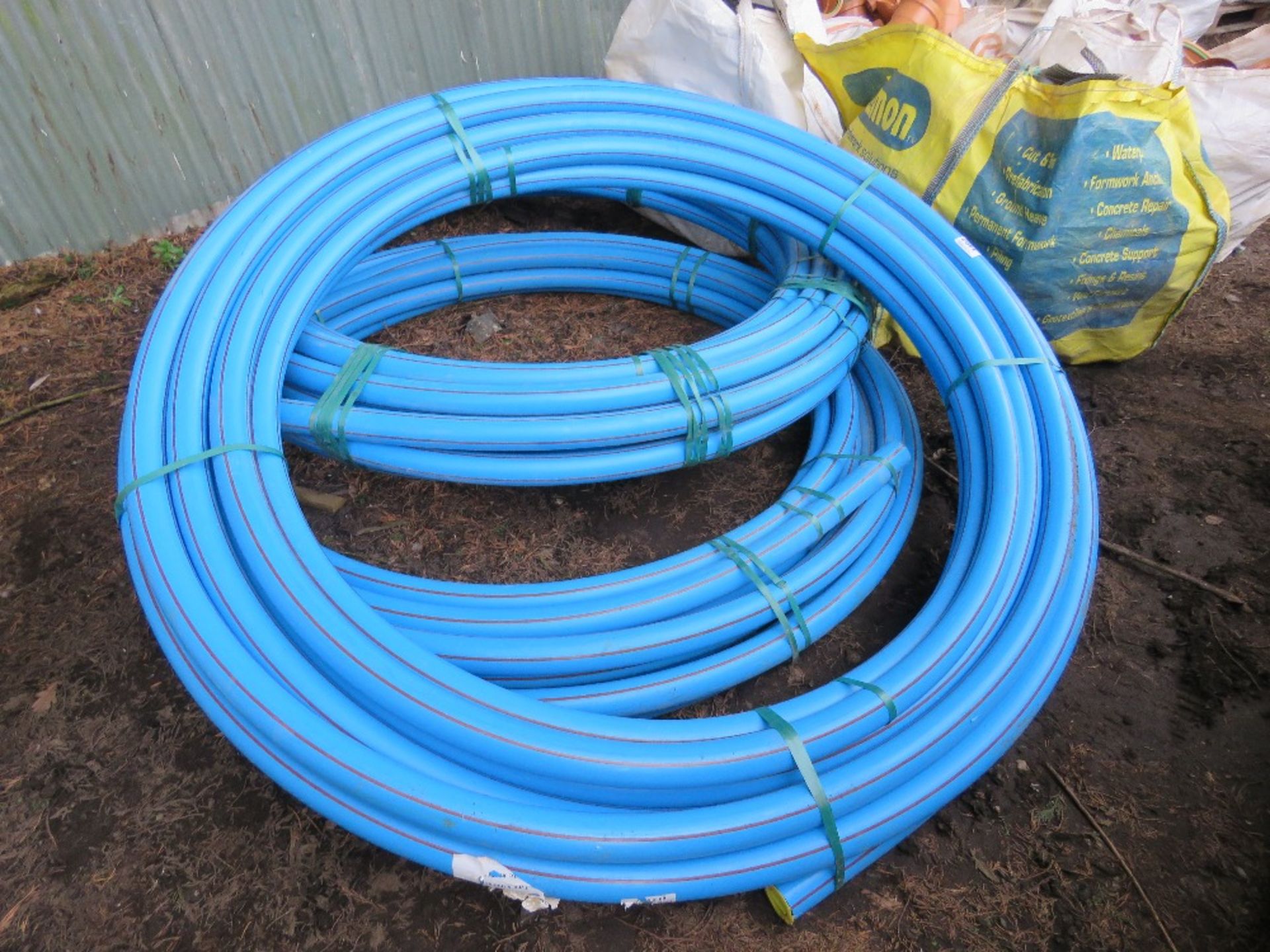 3 X ROLLS OF 63MM UNICOIL WATER PIPE, 50METRE ROLLS. DIRECT FROM COMPANY LIQUIDATION. - Image 2 of 3