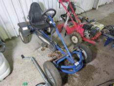 ADULT SIZED PEDAL GO CART. THIS LOT IS SOLD UNDER THE AUCTIONEERS MARGIN SCHEME, THEREFORE NO VAT W