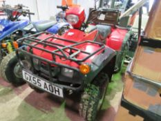 LONCIN 2WD QUAD BIKE, REG:GX55 AOH WITH V5 AND HAND BOOK ETC. WHEN TESTED WAS SEEN TO RUN, DRIVE, ST