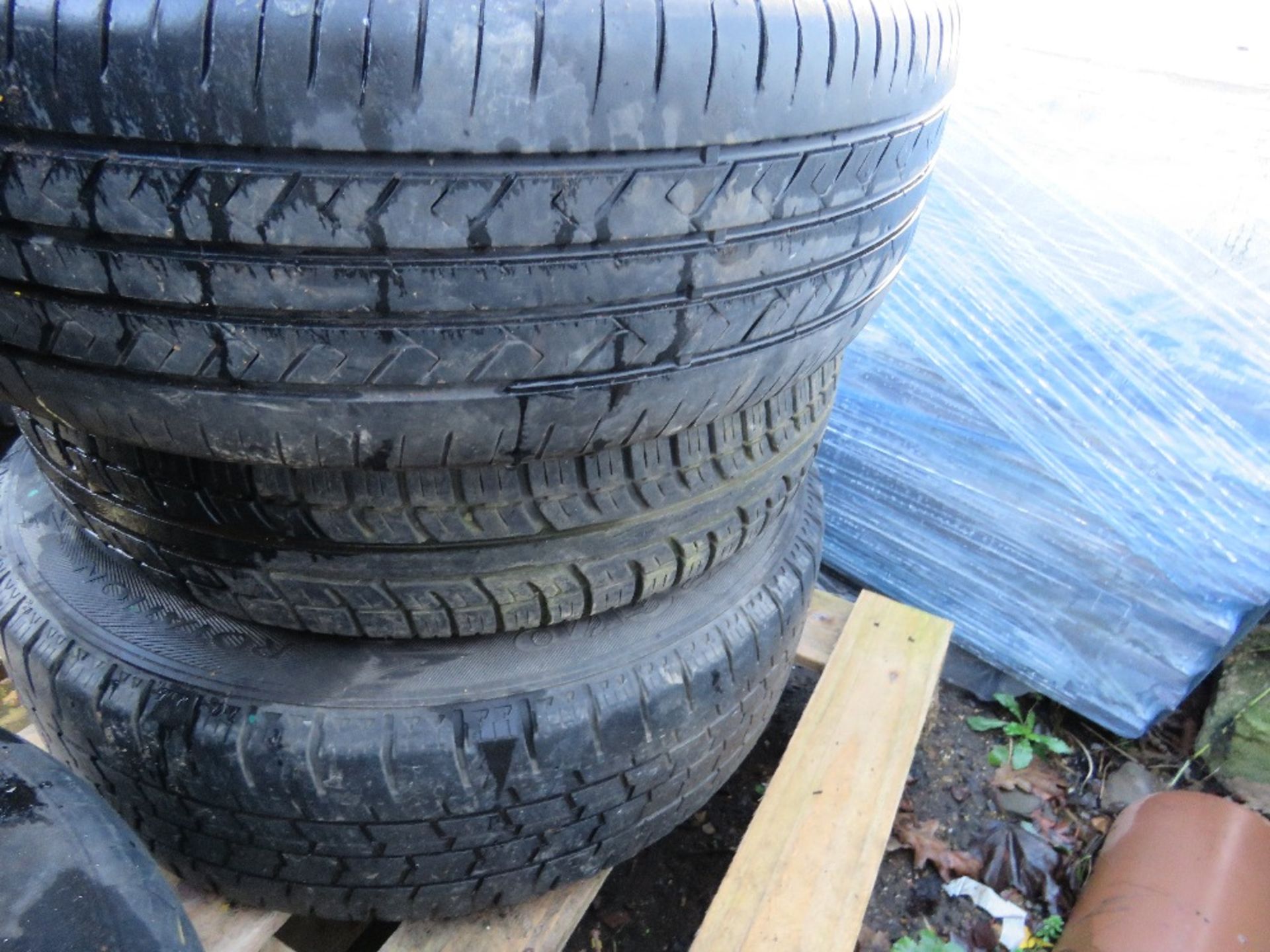 6 X WHEELS AND TYRES. - Image 3 of 4