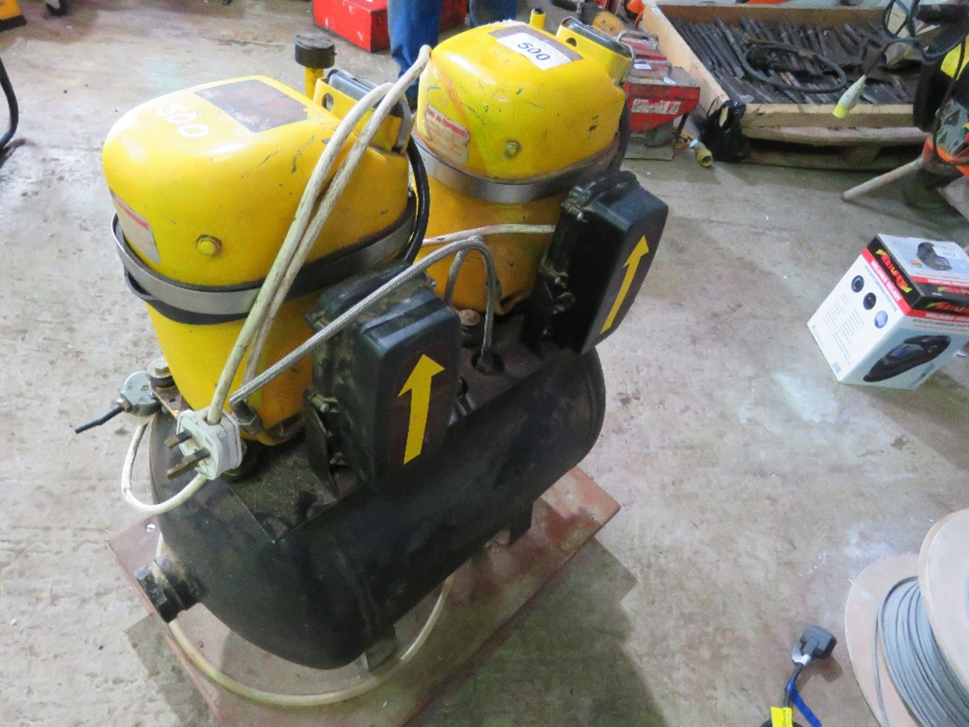 BAMBI TWIN MOTOR MINI COMPRESSOR, 240VOLT. THIS LOT IS SOLD UNDER THE AUCTIONEERS MARGIN SCHEME, - Image 3 of 4