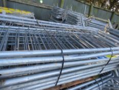 BUNDLE CONTAINING 15NO QUALITY GALVANISED CROWD BARRIERS, MAINLY SMARTWELD BRAND. MANY APPEAR UNUSED