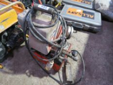 SPX POWERTEAM 110VOLT POWERED PORTABLE HYDRAULIC PACK WITH REMOTE LEAD. THIS LOT IS SOLD UNDER TH