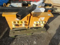 2 X SITE TRANSFORMERS PLUS LOCKABLE DRIVEWAY POST.