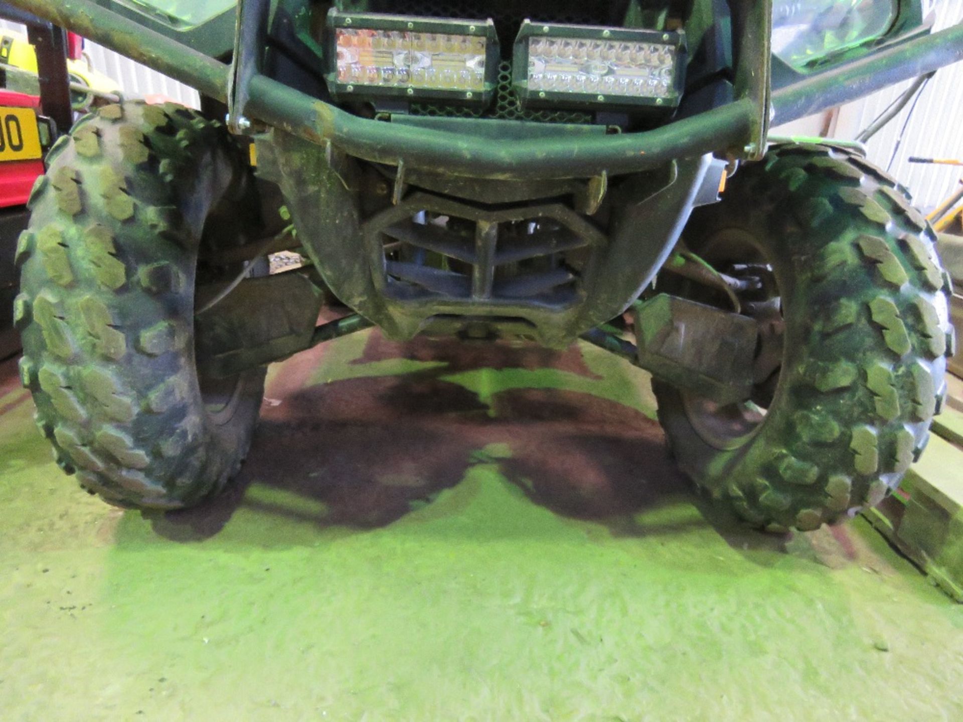 POLARIS SPORTSMAN 850 4WD DIESEL QUAD BIKE, YEAR 2009 APPROX, 4918 REC MILES, POWER STEERING. WHEN T - Image 7 of 8