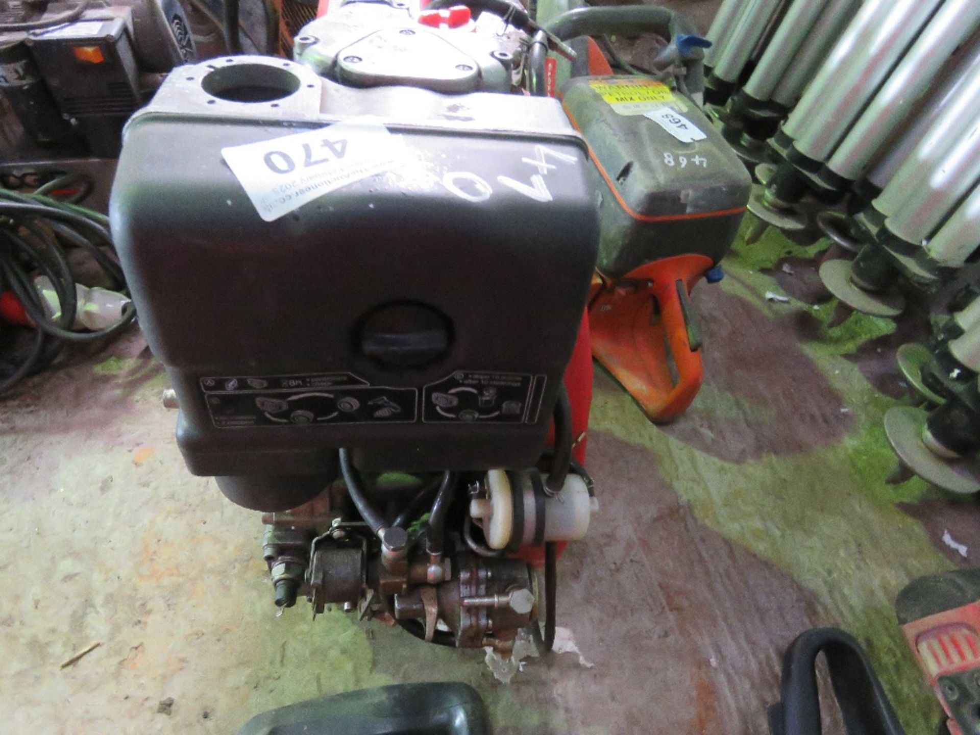 SINGLE CYLINDER DIESEL ENGINE. THIS LOT IS SOLD UNDER THE AUCTIONEERS MARGIN SCHEME, THEREFORE NO - Image 2 of 5