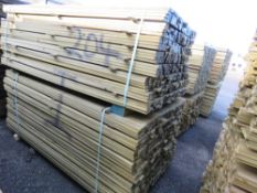 2 X LARGE PACKS OF PRESSURE TREATED VENETIAN PALE/TRELLIS BATTEN SLATS: 1.83M LENGTH X 45MM WIDTH X