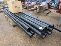 PALLET OF ALLOY DRAINAGE PIPES PLUS SOME FITTINGS AS SHOWN, 6-10FT LENGTH APPROX. THIS LOT IS SOL