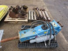 AMMANN AMB450 HYDRAULIC EXCAVATOR MOUNTED BREAKER, YEAR 2018, LITTLE USED. PURCHASED NEW FOR A LOCA