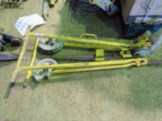 PIPE BENDER STAND PLUS FORMS AS SHOWN. THIS LOT IS SOLD UNDER THE AUCTIONEERS MARGIN SCHEME, THER