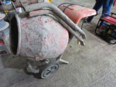 110VOLT BELLE CEMENT MIXER WITH STAND.