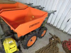 KTMD250C PETROL ENGINED 4WD CHAIN DRIVEN POWER BARROW, APPEARS UNUSED.