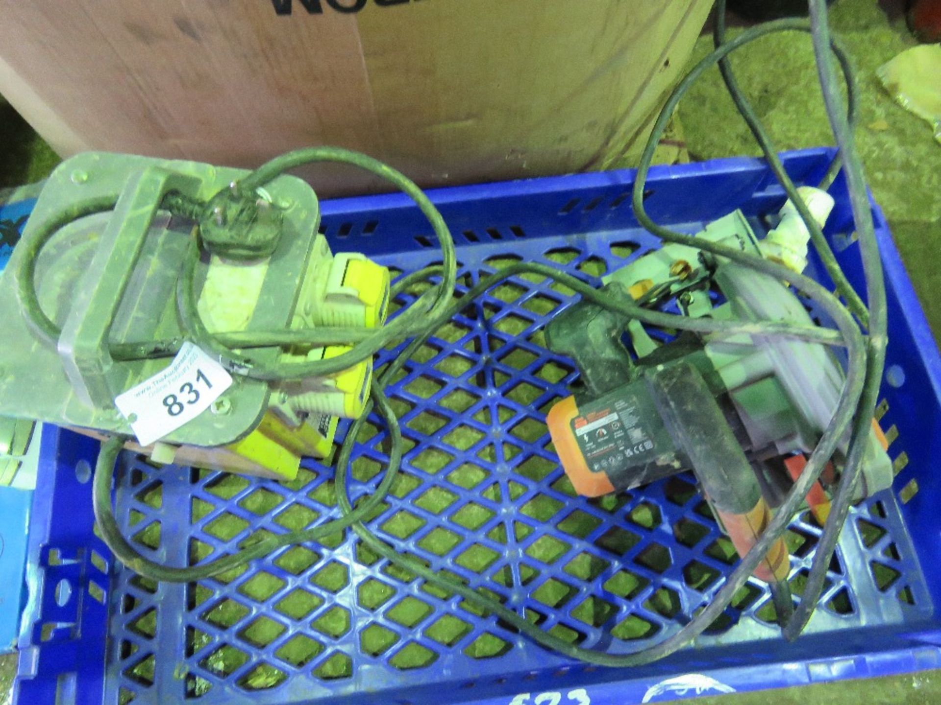 CIRCULAR SAW AND TRANSFORMER, 110VOLT. COMPANY LIQUIDATION STOCK. THIS LOT IS SOLD UNDER THE AUCTI