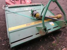 MAJOR 6FT WIDE AGRICULTURAL TRACTOR MOUNTED TOPPER MOWER. WITH PTO SHAFT. THIS LOT IS SOLD UNDER