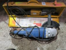 REMS PIPE SAW PLUS AN ANGLE GRINDER, 110VOLT. THIS LOT IS SOLD UNDER THE AUCTIONEERS MARGIN SCHEME,