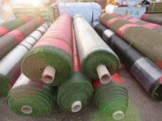 5 X ROLLS OF QUALITY ASTRO TURF ARTIFICIAL GRASS, RECYCLABLE / PET FRIENDLY TYPE, 4 METRE WIDTH ROLL