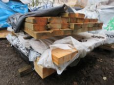 3 X PACKS OF ASSORTED TIMBER BOARDS/BATTENS 1.6M-1.8M LENGTH APPROX.