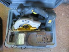 DRAPER 18VOLT CIRCULAR SAW IN A CASE. SOURCED FROM COMPANY LIQUIDATION. THIS LOT IS SOLD UNDER THE