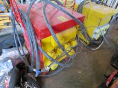SITE TRANSFORMER WITH A LEAD, RED. SOURCED FROM COMPANY LIQUIDATION. THIS LOT IS SOLD UNDER THE AU
