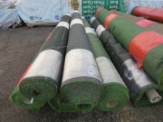 PALLET CONTAINING 5 X ROLLS OF QUALITY FAKE GRASS / ASTRO TURF, 4M WIDTH ROLLS. THIS LOT IS SOLD
