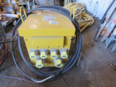 SITE TRANSFORMER WITH A LEAD, YELLOW. SOURCED FROM COMPANY LIQUIDATION. THIS LOT IS SOLD UNDER THE