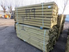 2 X LARGE PACKS OF PRESSURE TREATED VENETIAN PALE/TRELLIS BATTEN SLATS: 1.83M LENGTH X 45MM WIDTH X