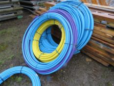 ASSORTED ROLLS OF WATER PIPE. THIS LOT IS SOLD UNDER THE AUCTIONEERS MARGIN SCHEME, THEREFORE NO