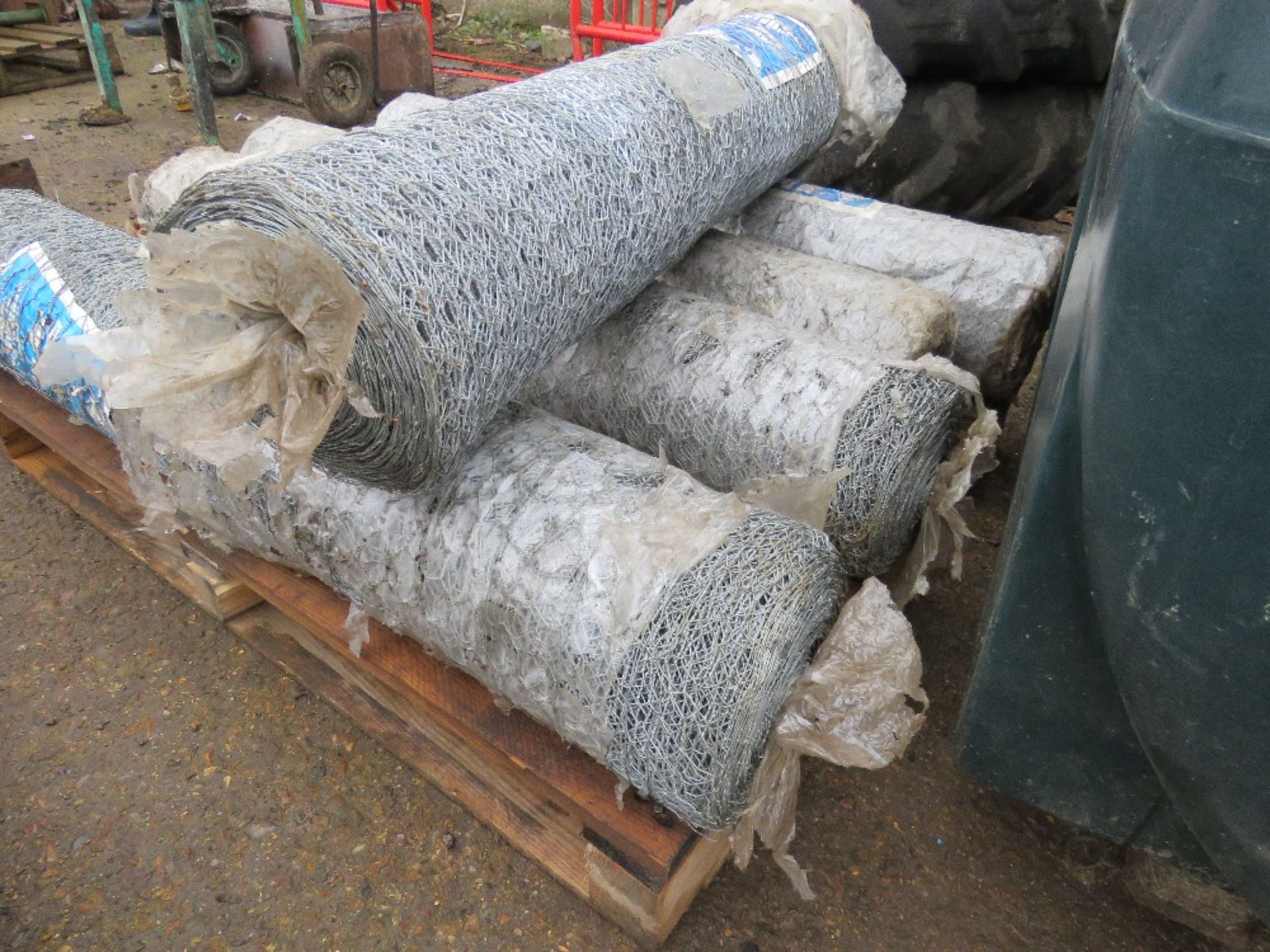 5 X ROLLS OF WIRE NETTING 1200 X 31MM X 1.2MM SIZE. THIS LOT IS SOLD UNDER THE AUCTIONEERS MARGIN - Image 6 of 6